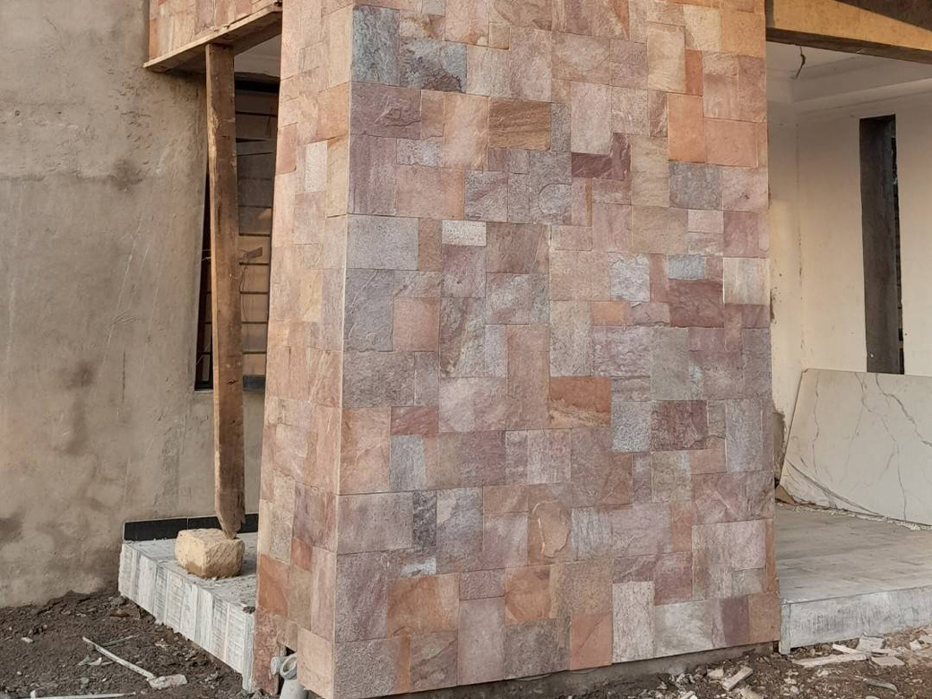 Machine Cut Silver Stone